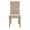Bali & Pari Nevina Bohemian Grey Kubu Rattan and Mango Wood Dining Chair 245-13710-ZORO - alternate 9